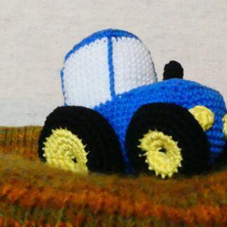 Häkelanleitung "Blauer Traktor"